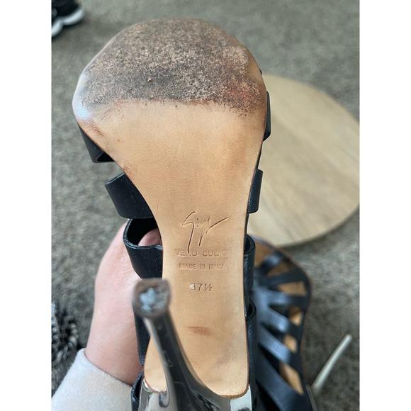 Giuseppe zanotti Black heels Size 37.5 - Picture 11 of 13